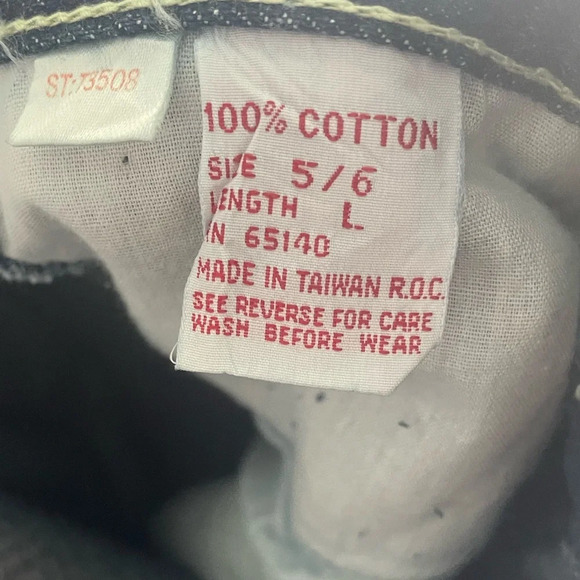 Vintage 80s Filippo Totti High waisted Dark Blue Jeans Size 5 - Picture 5 of 9